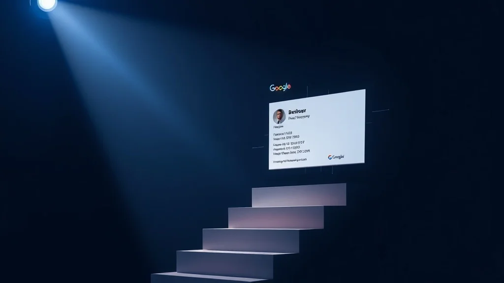 Spotlight illuminating a business within a Google AI Overview panel