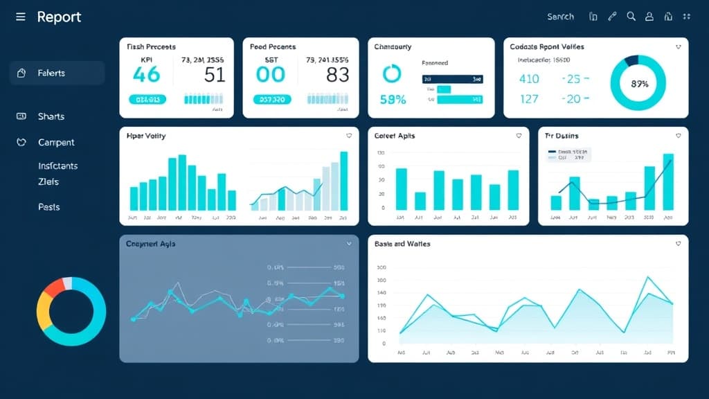 Professional local SEO analytics dashboard displaying Map Pack rankings, GBP performance metrics, call tracking data, and ROI calculations