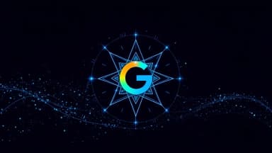 Google Gemini logo with business recommendation flowing from it