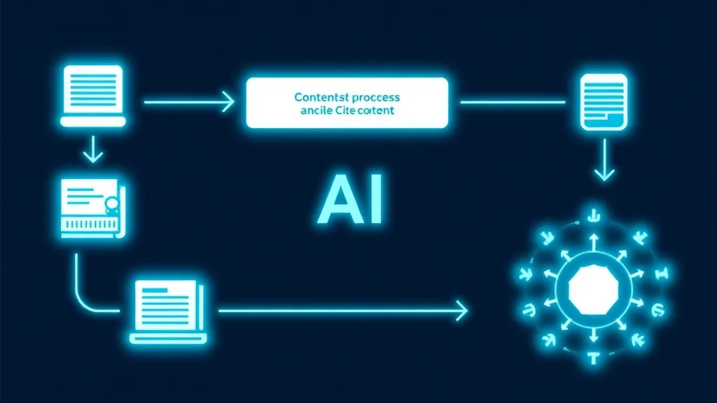 Educational diagram showing how AI systems process and cite content